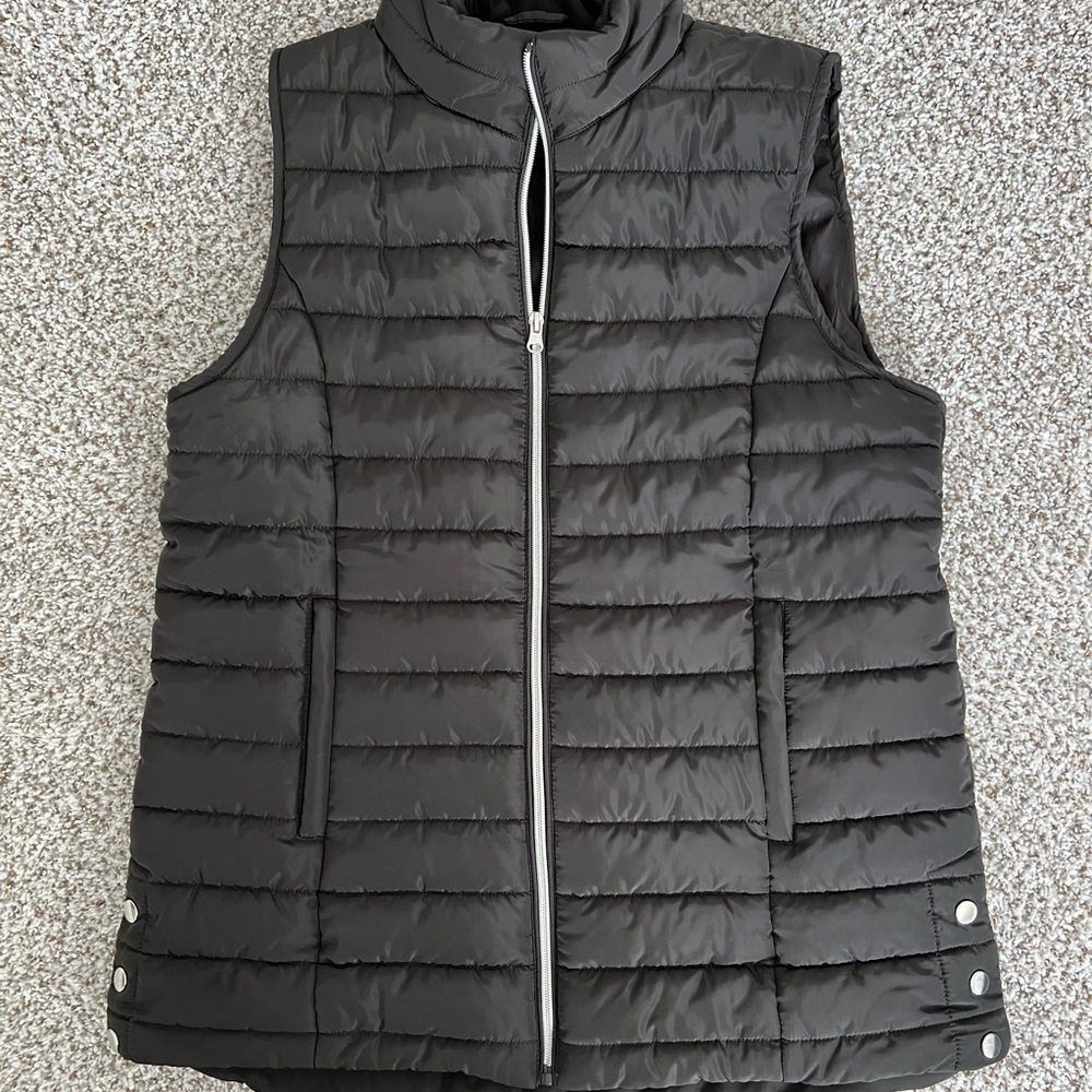 Black Puffer Vest